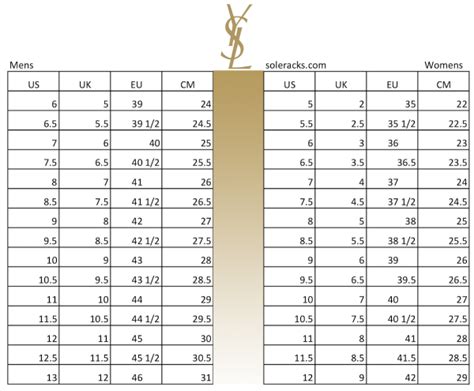 how tall are ysl heels|ysl shoe size chart.